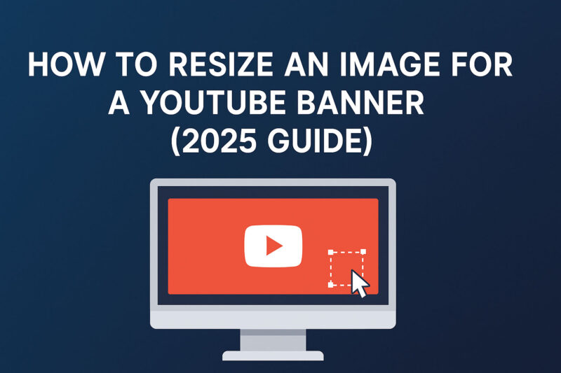 resize image for youtube banner featured Image
