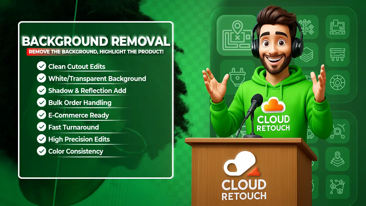 Background Removal by Cloud Retouch