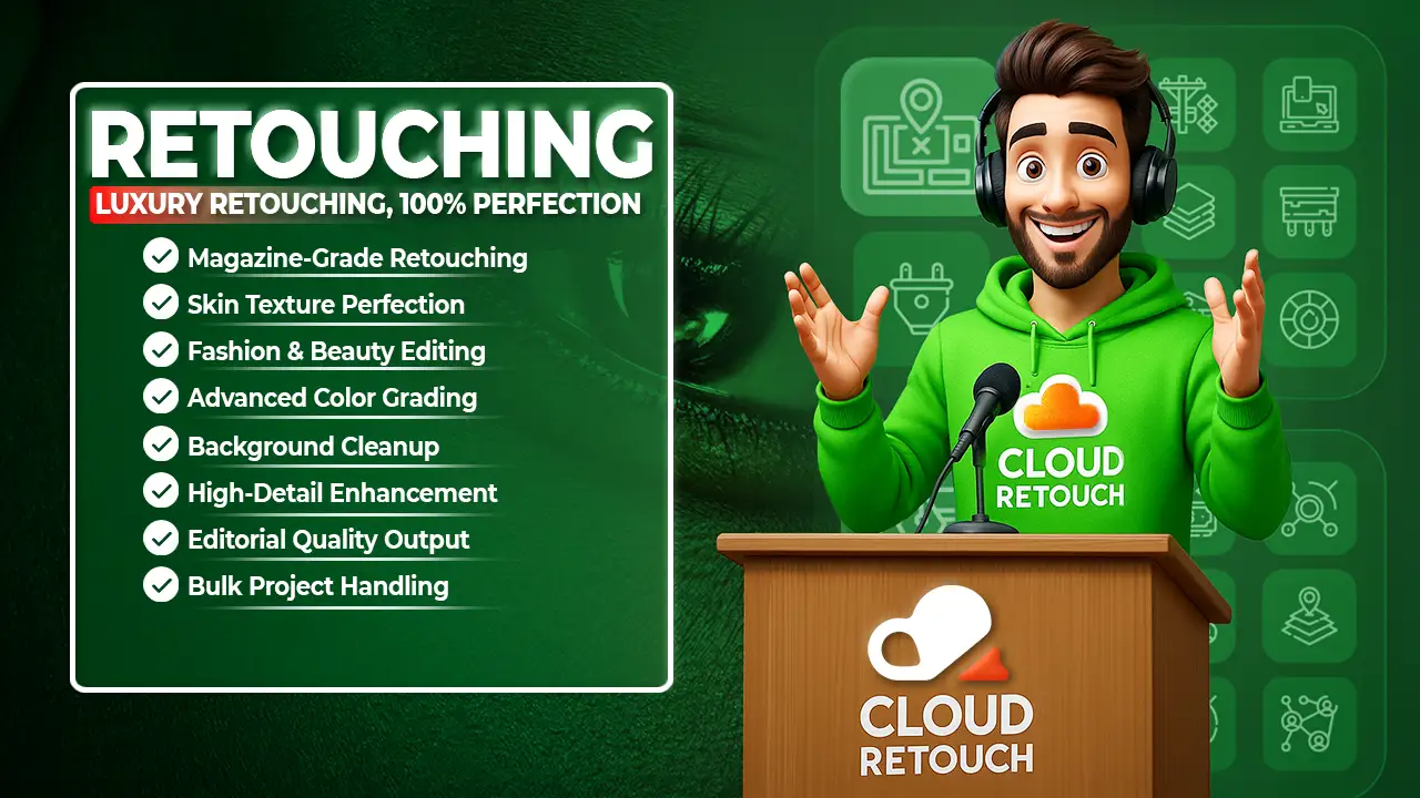 High-End Retouching Services by Cloud Retouch