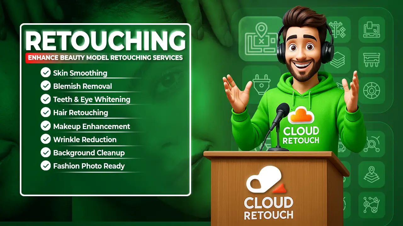 Model Retouching Services by Cloud Retouch
