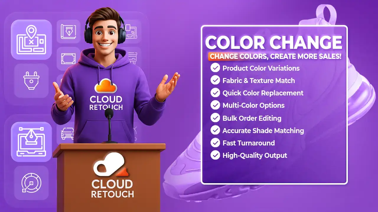 Photo Color Change Services by Cloud Retouch