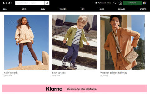 Next: Trendy Clothing, Shoes & Accessories Online