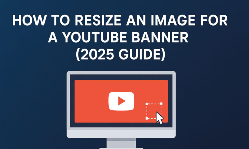 Resize Image for YouTube Banner
