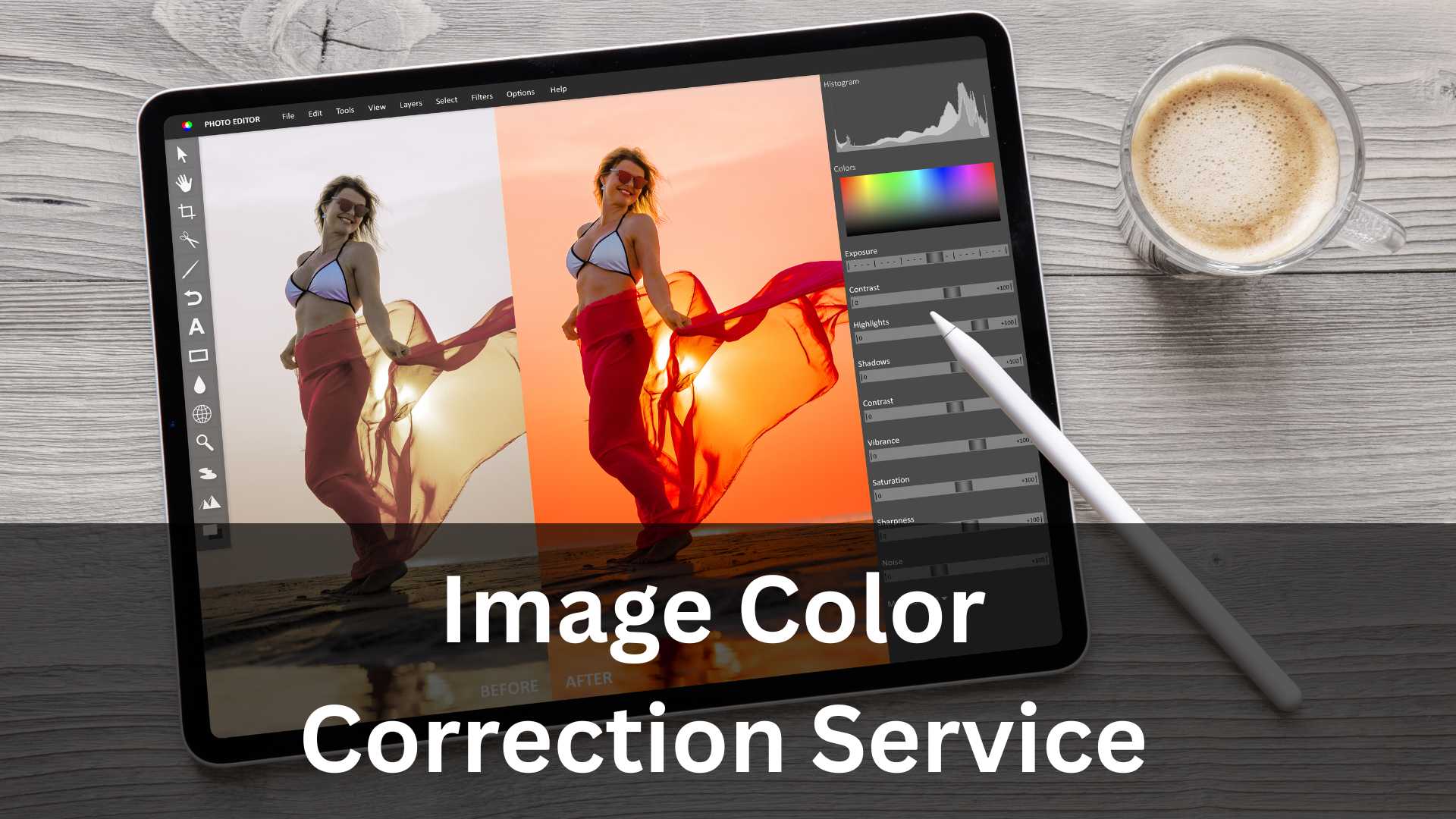 Affordable Image Color Correction Service from Cloud Retouch