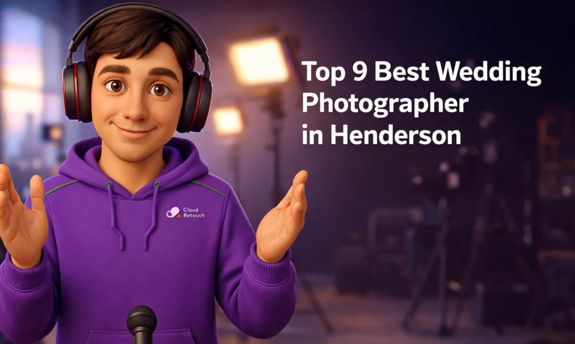 CloudRetouch character in a Henderson studio showcasing Top 9 Best Wedding Photographer in Henderson