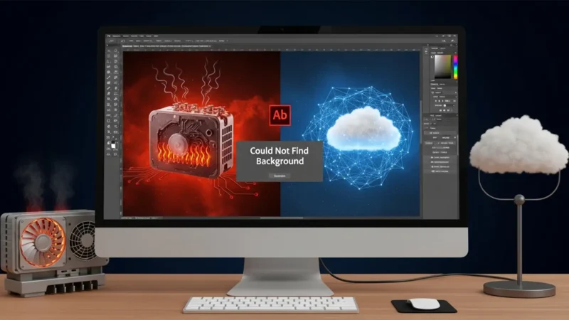 Fixed Photoshop 'Could Not Find Background' Error (2024) Featured Image