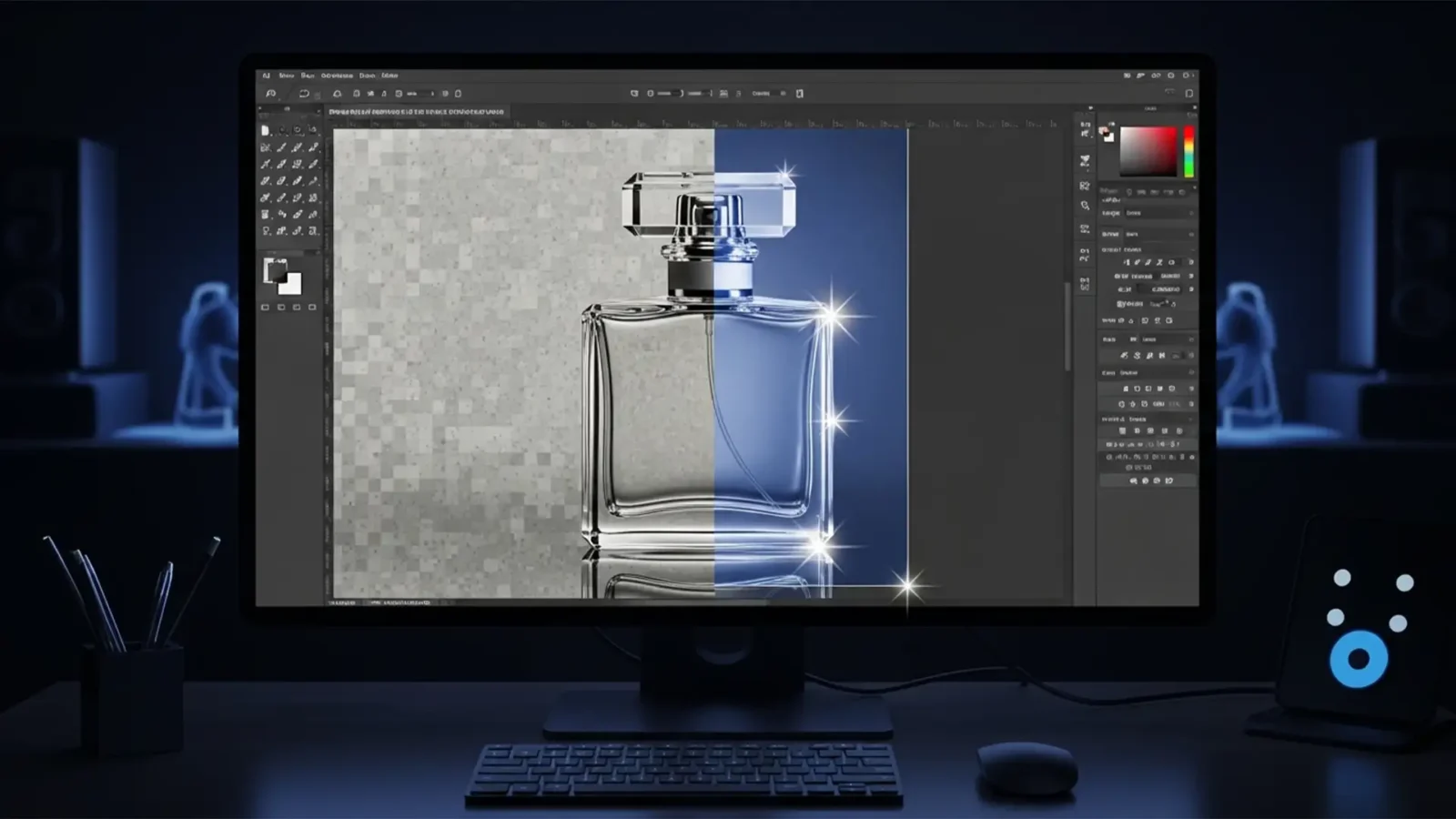 Remove Background from Glass in Photoshop 2024 Pro Guide Featured image
