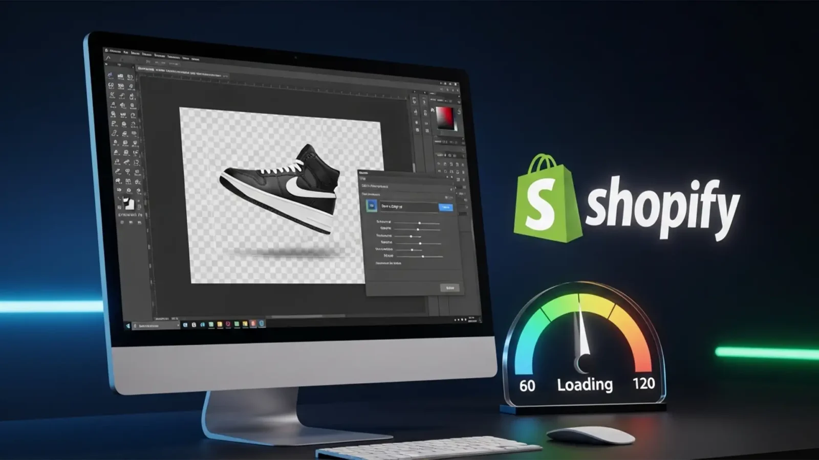 The Zero-Cost Workflow Batch Exporting WebP with Transparency in Photoshop for Shopify Featured Image