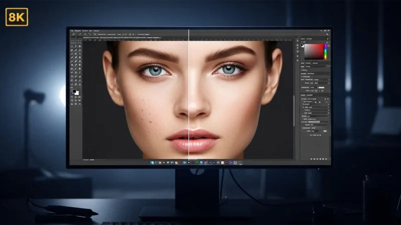 8K Glamour Retouching The Ultimate Ultra-HD Workflow Featured Image