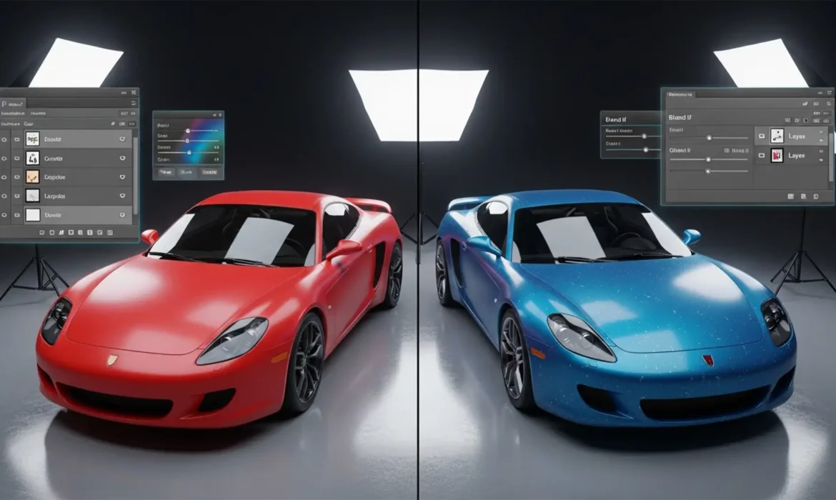 Change Car Color in Photoshop & Retain Reflections Featured Image
