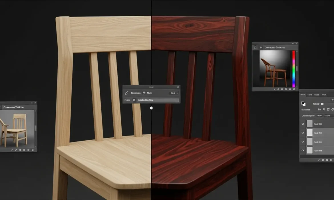 Change Wood Stain Color Photoshop Generative Fill Pro Guide Featured Image