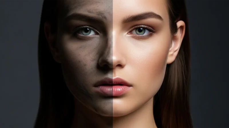 Fix Gray Artifacts in Photoshop Neural Filter Skin Smoothing Featured Image