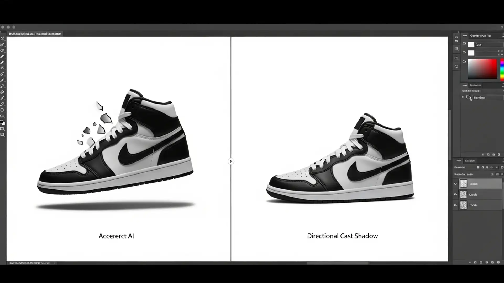 Shadow Fill Color Shadow Mismatches Fix Photoshop Generative Fill Quickly
