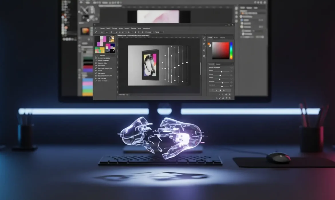 Fix Photoshop v25.5 Invisible Drop Shadow Glitch Featured Image