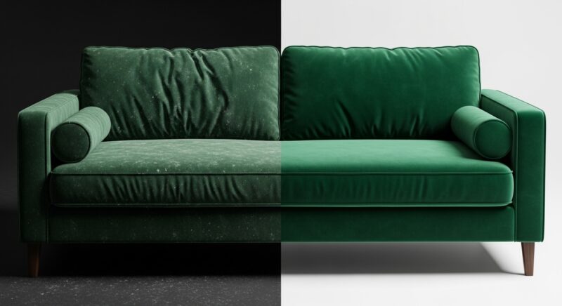Photoshop Frequency Separation for Velvet Upholstery Featured Image