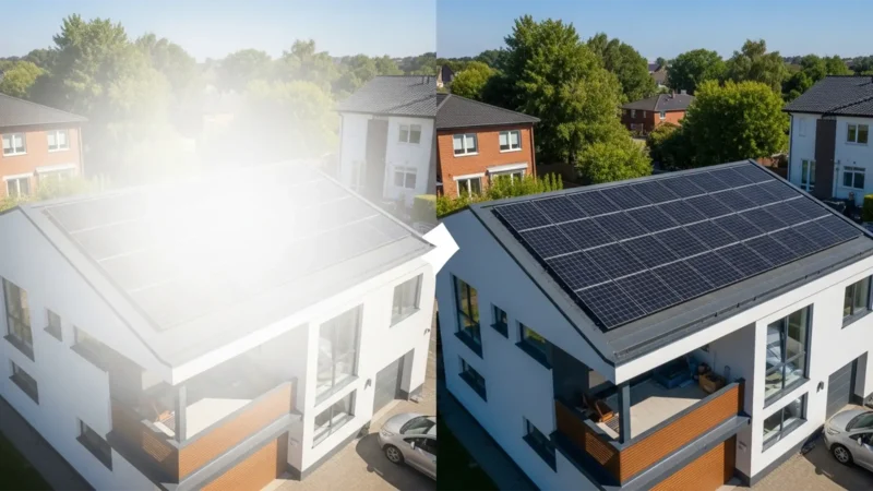 Remove Solar Panel Reflections Real Estate Retouching Featured Image