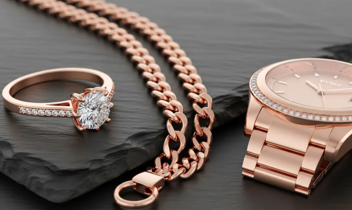 The Luxury Standard Achieving 100% Rose Gold Color Consistency in Jewelry Retouching