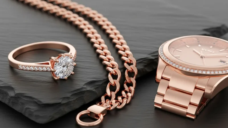 The Luxury Standard Achieving 100% Rose Gold Color Consistency in Jewelry Retouching