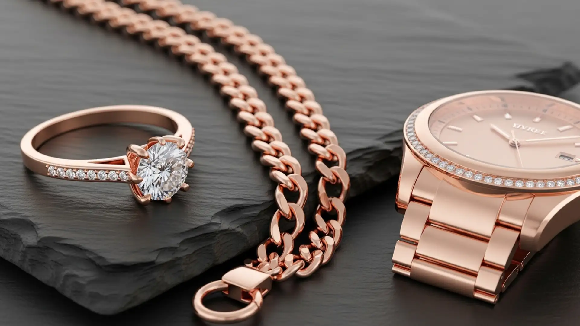 100% Rose Gold Color Consistency in Jewelry Retouching