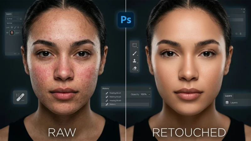 Beyond Frequency Separation The High-End 'Dust and Scratches' Skin Workflow Featured Image