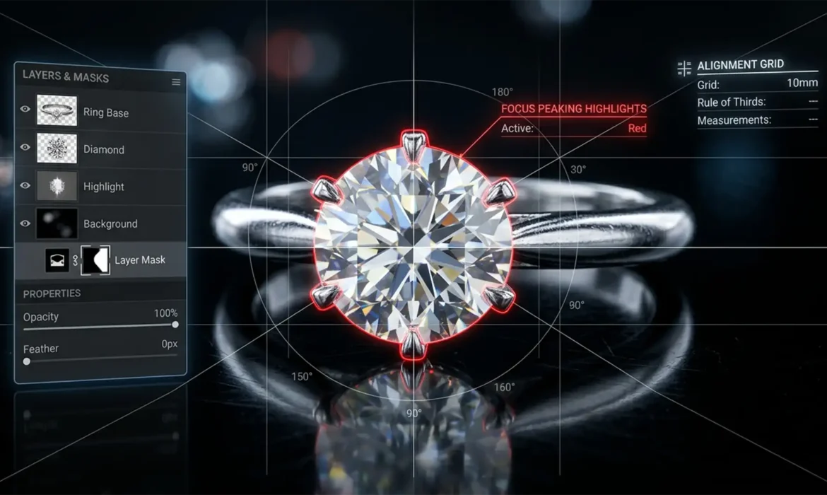 Eliminate Ghosting Advanced Focus Stacking for Jewelry in Photoshop 2025 Featured Image