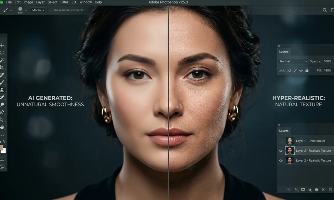 Fix Plastic Skin Restore Skin Texture in Generative Fill Featured Image