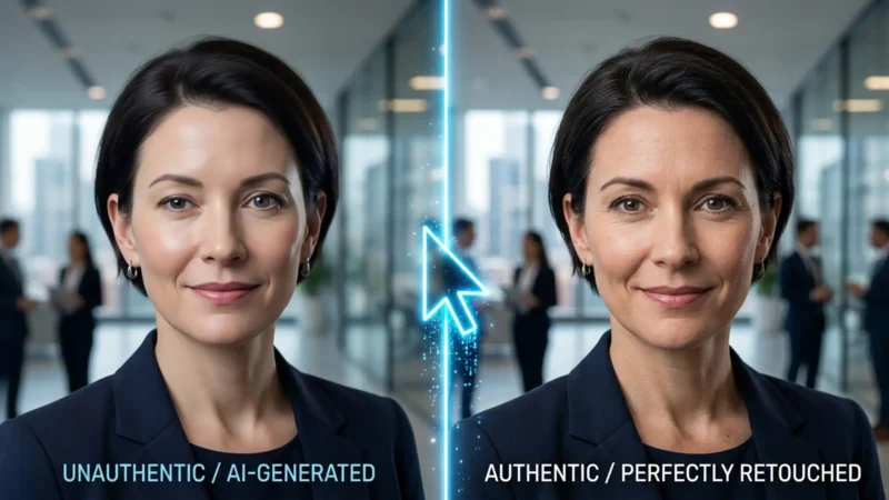 How to Fix AI Headshot Artifacts for a Flawless Profile Featured Image