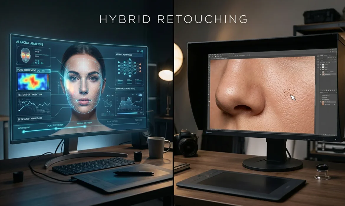 The Hybrid Retoucher Merging AI Speed with Frequency Separation Precision featured Image