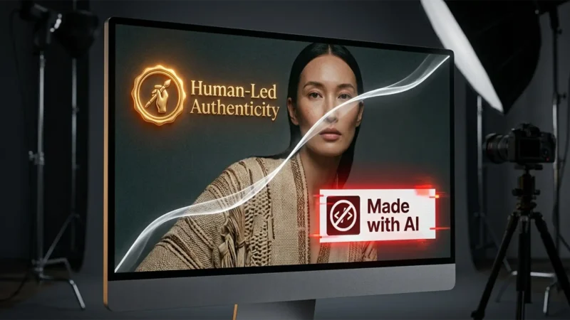 The Rise of Human-Led Retouching Navigating AI Transparency Laws in Luxury Marketing Featured Image